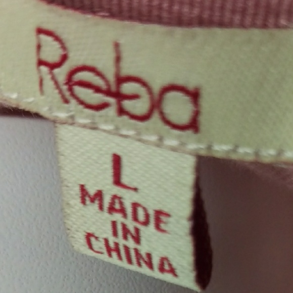 Reba McIntyre Rose Clear Shell Tunic - Picture 5 of 8